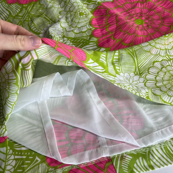 Trina Turk Floral Silk Shift Dress - Picture 4 of 8